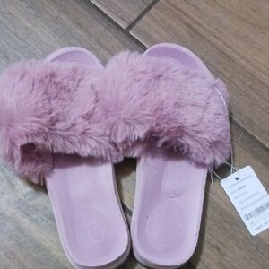 COFACE Womens Sliders PLUSH HOUSE SLIPPERS
